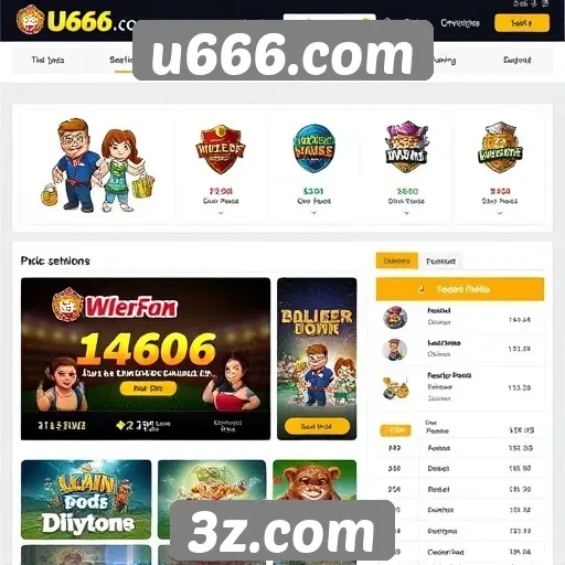 Análise da popularidade do site de jogos u666