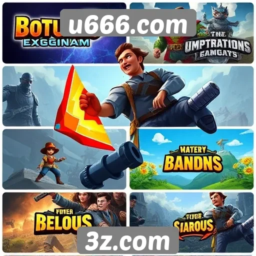 Comparativo de jogos oferecidos no u666.com