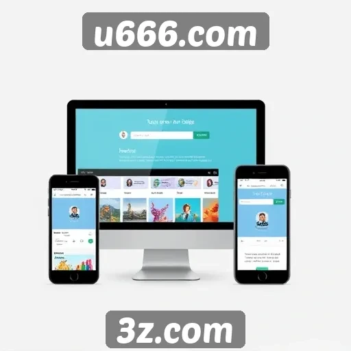 Plataforma u666.com se destaca por design responsivo