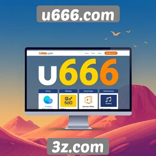 Análise da interface de usuário do site u666.com